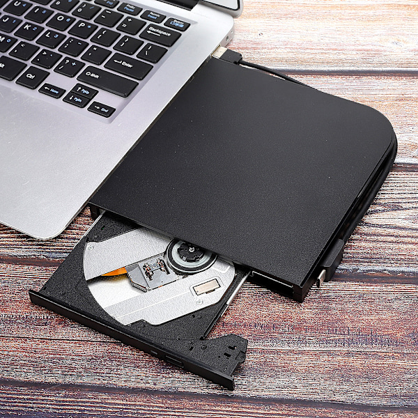 USB2.0 Ulkoinen Optinen Asema DVD-tallennin Kirjoitin TypeC 5Gbps XP / VISTA / LINUX -käyttöjärjestelmille