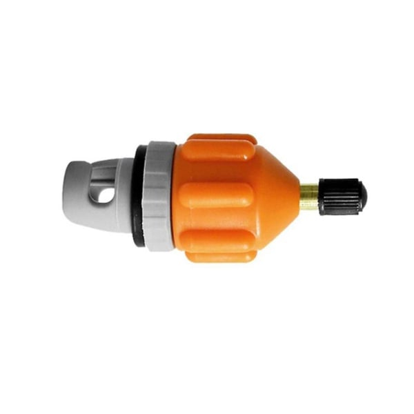 Hållbar nylon uppblåsbar pumpadapter för SUP-platta - Slitstark båtluftventiladapter (1st, orange)