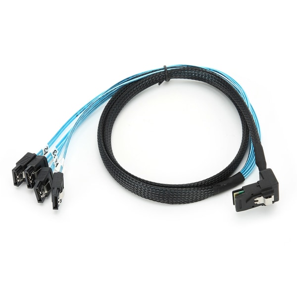 Mini SAS 36PIN-kabel, maskinvare 90 grader til 4SATA intern harddisk H0206 1 meter