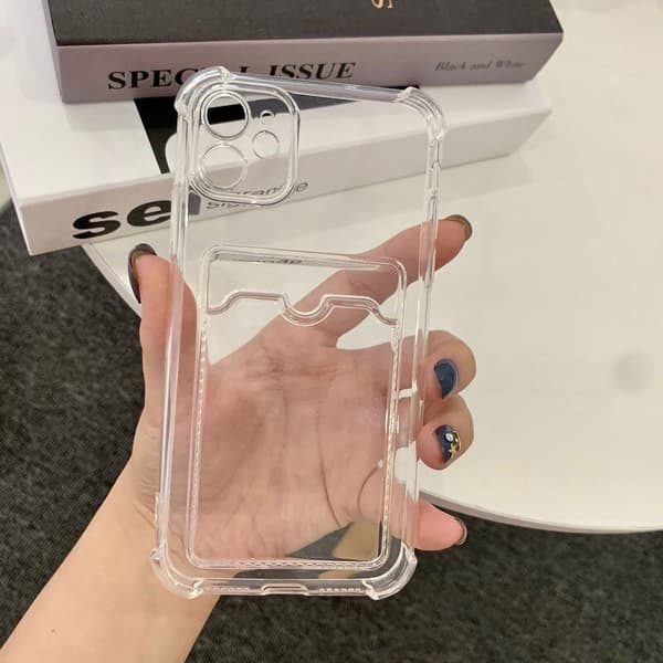 Phone Case Protective Shell Slim Clear Soft TPU Flexible Full Body Protection Shockproof Dustproof Phone Card Case for iPhone XR 0.3