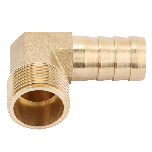 1st 3/4\" Hankontakt Mässing Vinkel Barbad Koppling Anslutning Slangkoppling (19mm)
