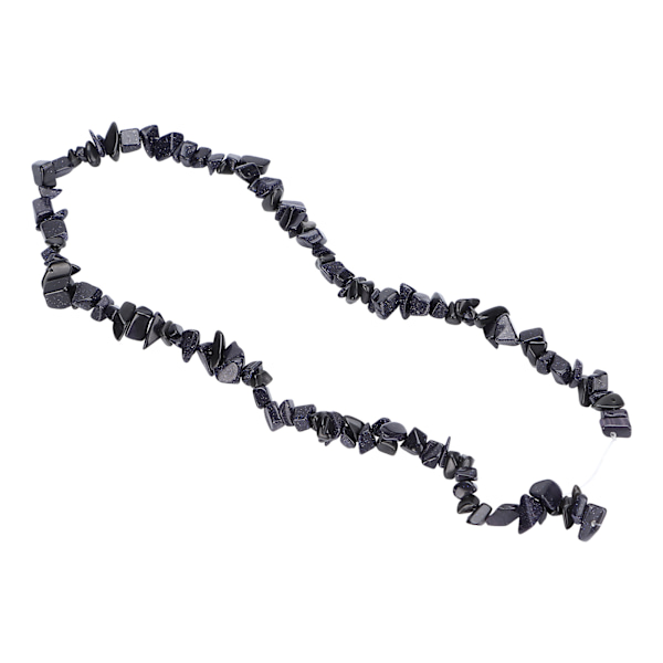 Naturstenpärlor för Smyckestillverkning Oregelbundna Pärlor DIY Halsband Armband Hantverkstillbehör Blå Sandsten