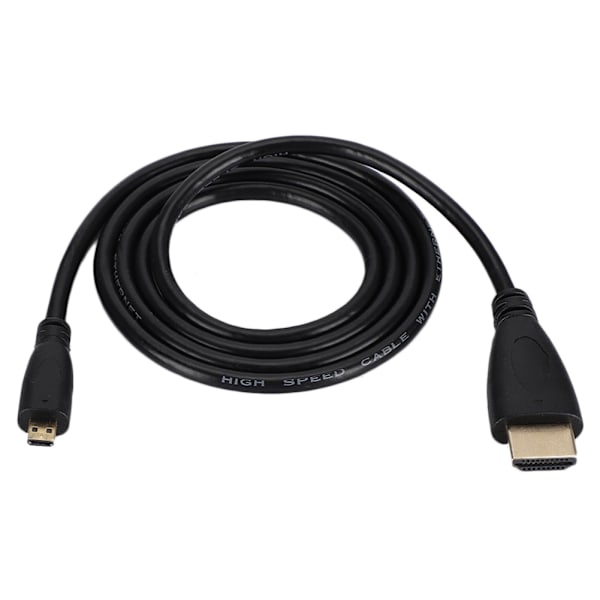 Micro-HDMI - HDMI -sovitinkaapeli 1440p/1080p/1080i/720p/480p, sopii Raspberry Pi 4B:lle