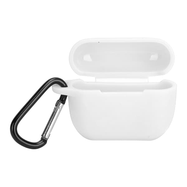 Silikonfodral Skyddskåpa för IOS Earbuds Pro/III Bluetooth Headset Laddningsfodral Vit
