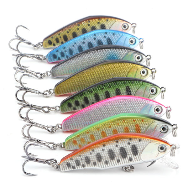 Langtkastende Kunstig Synkende Minnow Fiske Lokkemiddel Bass Ørret Fiskeutstyr SwimBait