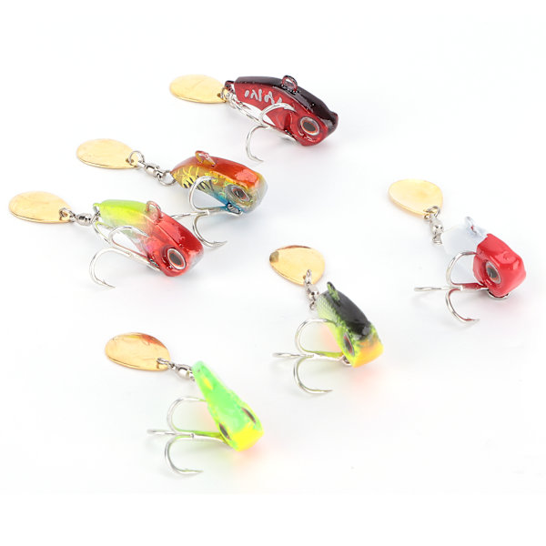 Tail Spin Metal VIB Jig Bait 16g Fiskelokker Fluefiskeri Hårde Wobblere Crankbaits Lokkemad