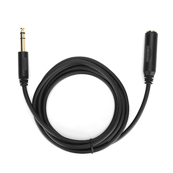 Ren kobberleder med skjerming 6,35 mm Stereo Hann til Hunn Audio Skjøtekabel for Lydkort/Elektrisk Gitar 4,5M