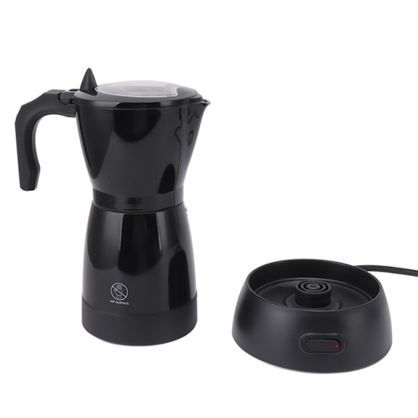 300ml Elektrisk Mokkakande 6 Kopper Visuel Elektrisk Kaffemaskine til Hjemmekøkken Dessertbutik 220‑240V EU Stik