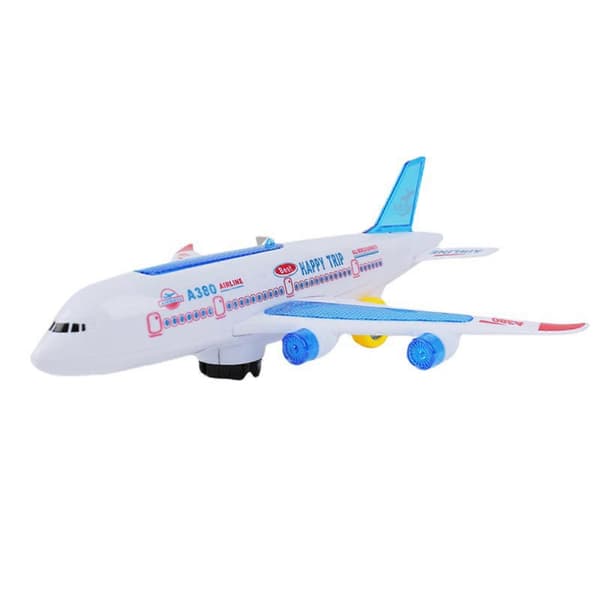 Universal Flypassagerfly Med Musik Oplyst Legetøj Airbus Model Børnelegetøj Flymodel Samlelegetøj