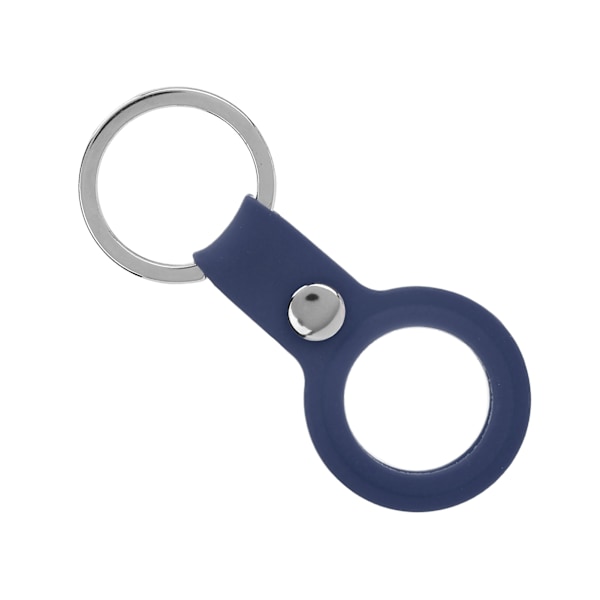 Anti-Lost Silikon Nøkkelring Lokator Beskyttelsesdeksel Skall for IOS (Mørkeblå)