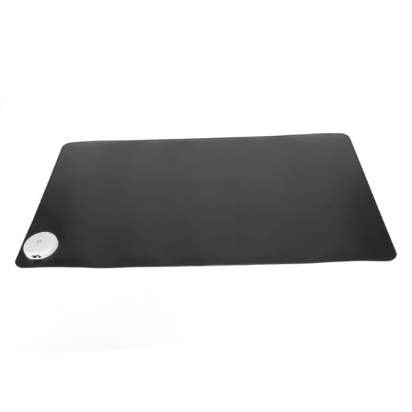 Warm Desk Pad 3 Heating Levels Timer Waterproof Large PU Leather Heated Mouse Pad Office Use 100-240V EU Plug