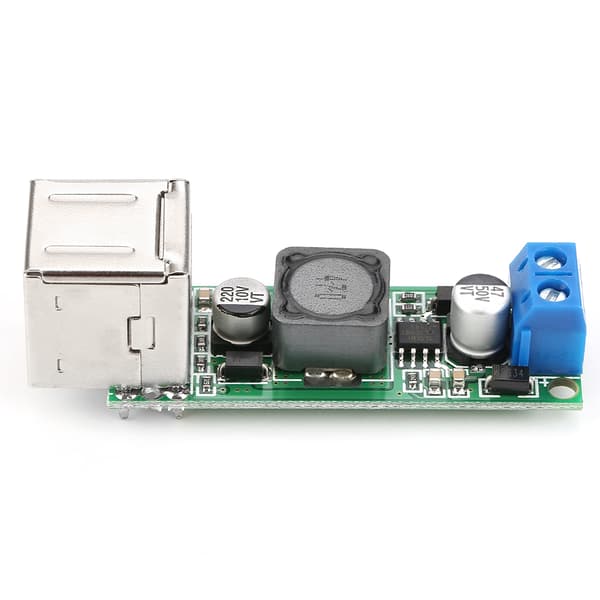 DC-DC Spenningsnedtrappende Strømforsynings Buck Modul 6-35V til 5V 3A Dobbel USB