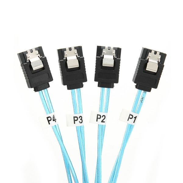 Minisas-datansiirtolinja H0107 Sas1 - 4SATA-palvelin 8643 Muuntaa 4sata High Definition -liitännäksi 100 cm