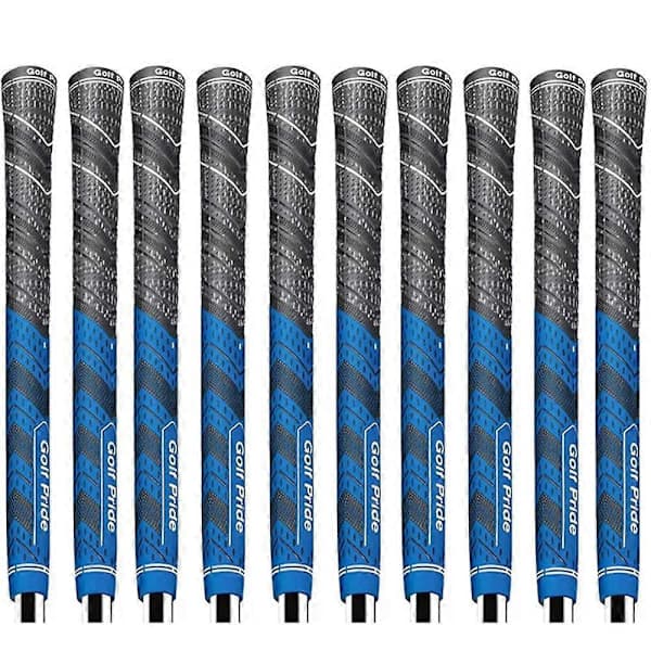 10 kpl Golf Pride MCC PLUS 4 -golfgrippejä, vakiokoko Blue