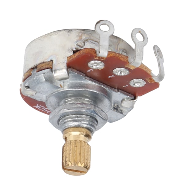 Gitarrpotentiometrar Audio Volym Taper Pot för Elektrisk Bas Musikinstrument Tillbehör