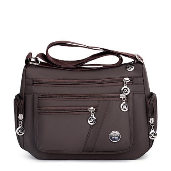 Waterproof Nylon Crossbody Handbag with Single Shoulder Black