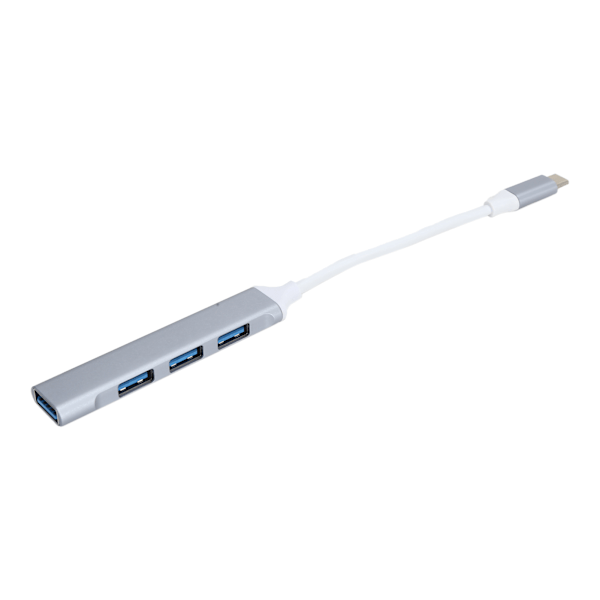C Hub 4 Porttia USB - TypeC-adapteri 5 Gbps Kannettava MacBook Prolle Läppärille Tabletille