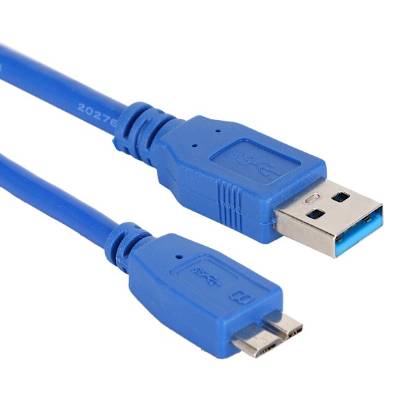 USB Datakabel USB3.0-A/B Micro A/B Hann for Datamaskin PC Skriver Harddisk 1m