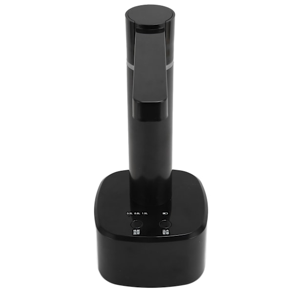 Bordvanddispenser Automatisk Vandpumpe Vanddispenser til Flaskevand med Roterende Dyse 3 Volumenindstillinger Sort