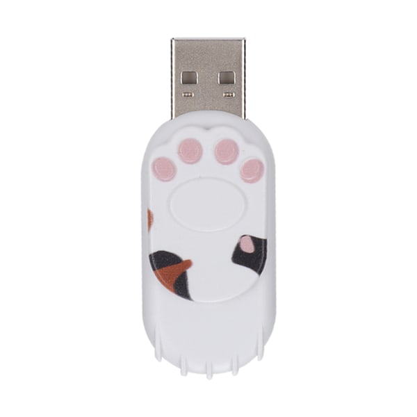Flash Disk Bærbar Søt Kattepoteformet Minnebrikke for Informasjonslagring Dataoverføring Gave Fargerik Kul 16GB