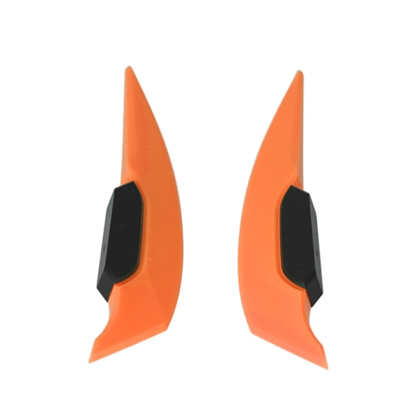 1 Par Motorsykkel Sidevinger Aerodynamisk Ving Spoiler Universal for Motorsykkel Elektriske Sykler Oransje