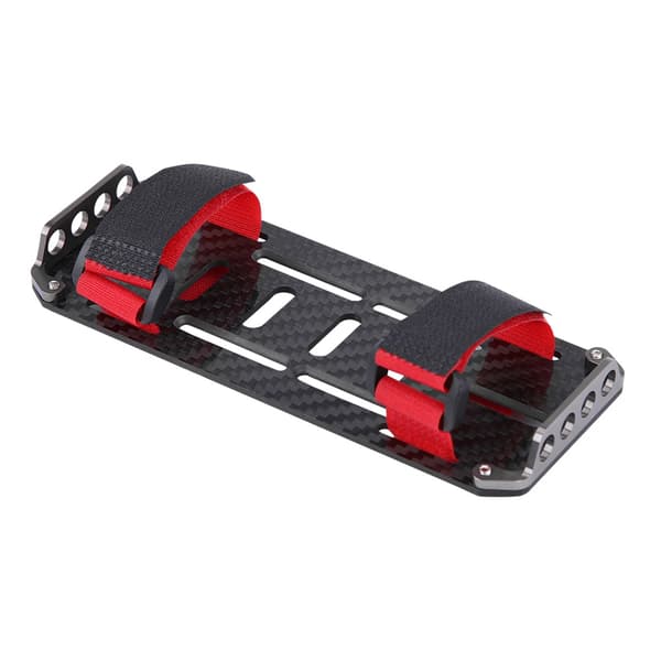 Batteriholder i kulfiber til 1/10 skala Crawler RC-bil
