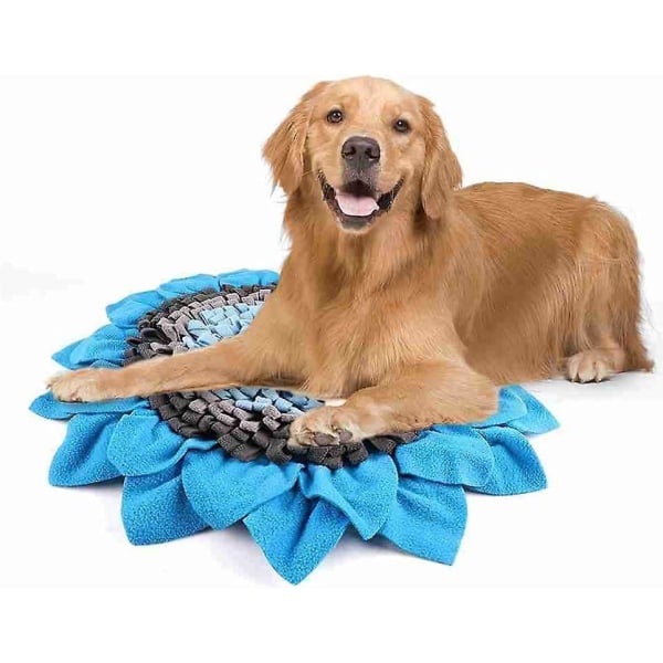 Sininen lemmikkieläinten nuuskimismatto - Liukumaton harjoitusmatto koirille