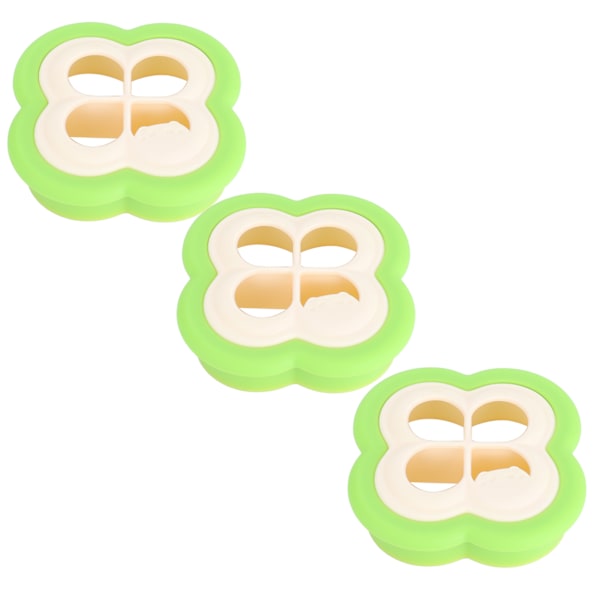 3 Sett Sandwichkutter 4 Bladformet Brødform Sushi Lagingsverktøy for Hjemmekjøkken