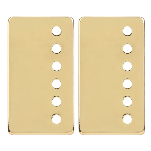 2 stk Elektrisk Guitar Pickup Shell Nikkel Cover 50mm og 52mm Musikinstrument tilbehør Guld