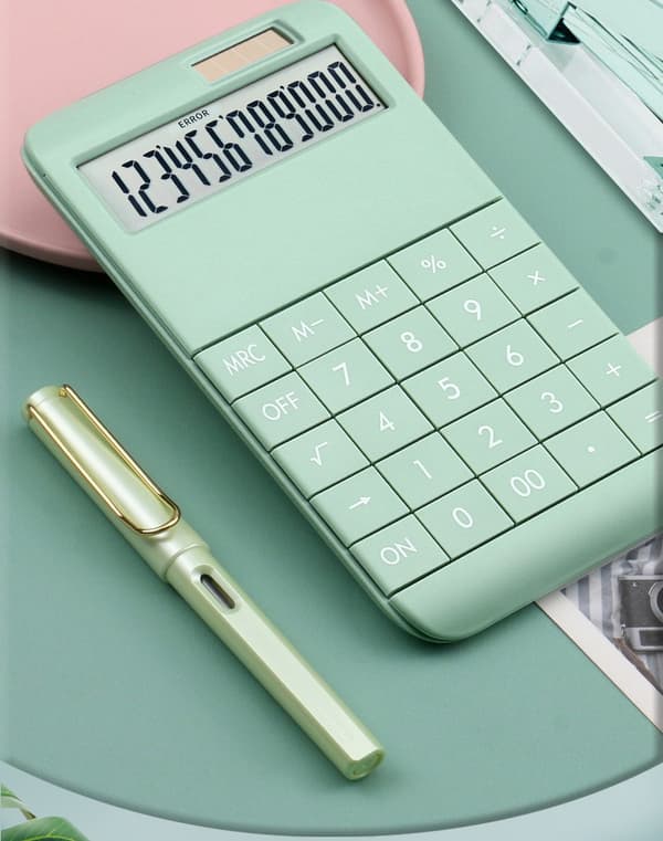 Scientific Calculator, Desktop Calculator, Basic Standard Desktop Calculator for Office, School, Business, Modern Design