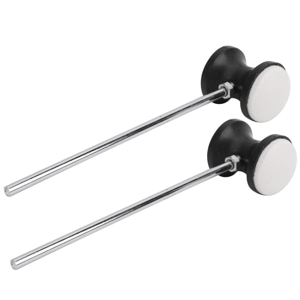 2 stk. trommepedalvisp, hammer, reservedel, perkusjonsinstrumenttilbehør