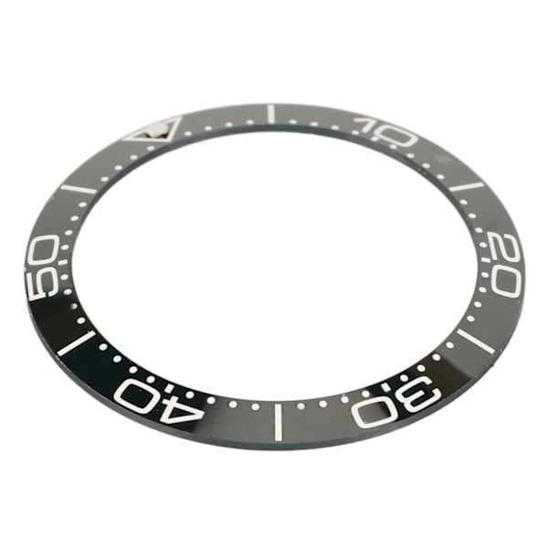 Keramisk Klockring Bezel 38mm Klockring Insats Ersättningsdelar Tillbehör för Urmakare Grön Bas Vit Siffra
