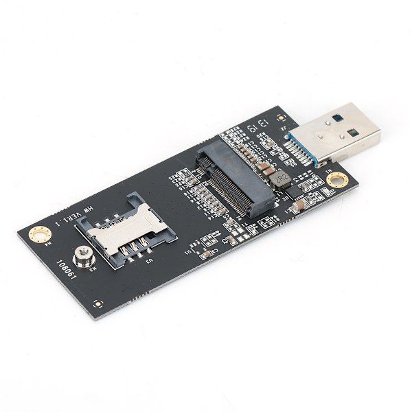(M.2) KEY B till USB3.0 Adapterkort M.2 Kortmodulkort med SIM-kortplats
