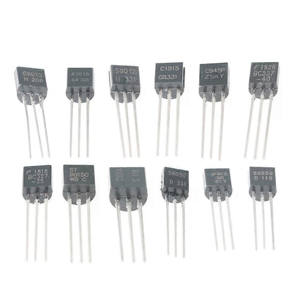 840 stk/sett 24 verdier TO-92 Transistor BC547 BC327 Transistorsett