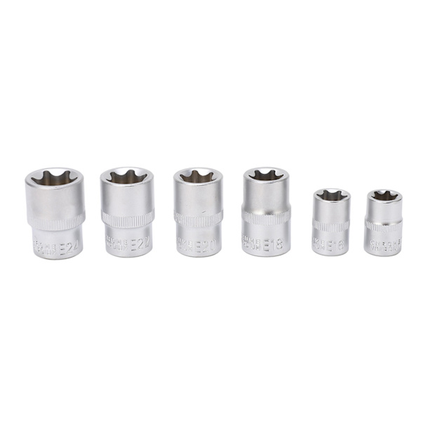 14-dels E-typ Torx-stjärnbitsats E4‑E24 1/4\" 3/8\" 1/2\" Drivverktygsset