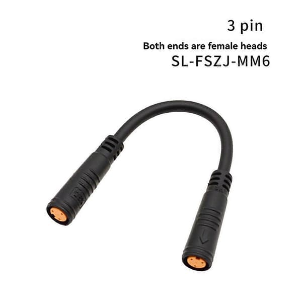 3-Pin E-bike Throttle Connectors Sensor Thumb Throttle Cable Motor C