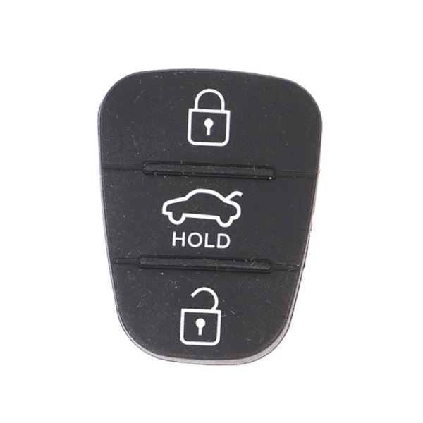 Silikon 3-knapps tastatur Shell erstatningsnøkkel for Hyundai Kia HOLD 2 PCS