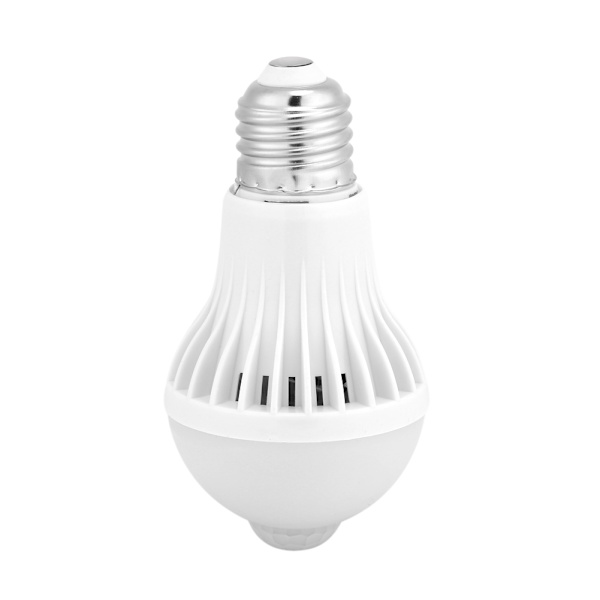 E27 Intelligent Detektion PIR Infraröd Rörelsesensor Lampa LED Glödlampa 5W