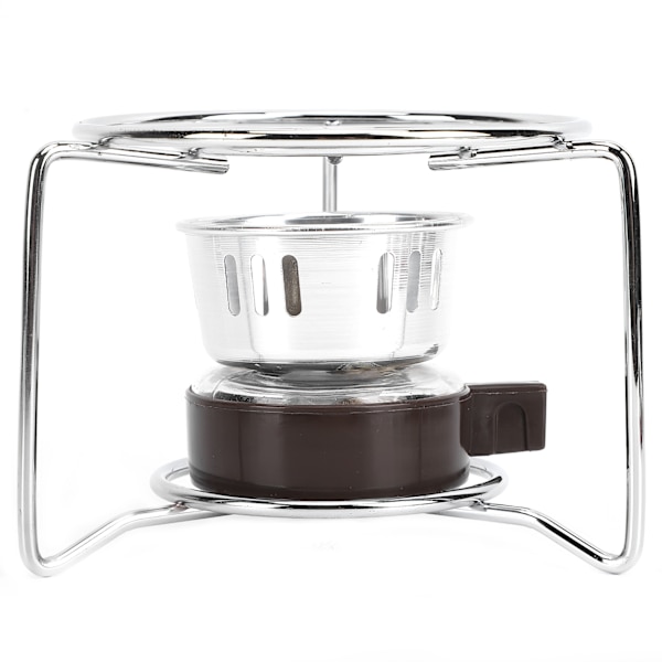 Modern Mini Kaffevärmare med Ställ Rostfritt Stål Campingkök för Utomhusbruk