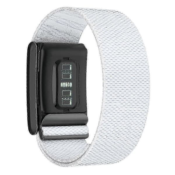 WHOOP 4.0 Fitness-tracker med elastisk justerbar håndledsrem - White