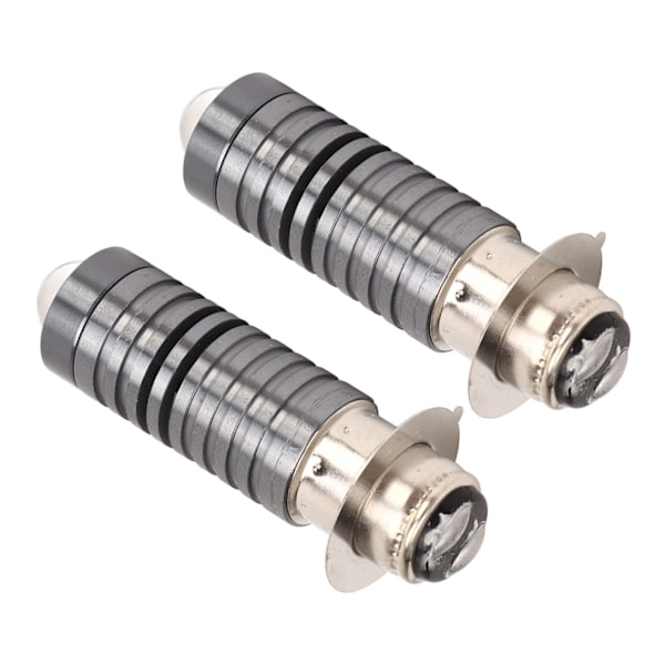 Par P15D LED-lyspærer 10 til 60V 2000LM 20W IP67 Vanntette Motorsykkel-Frontlyspærer for Lastebil Varebil SUV ATV Fullt Gult Lys