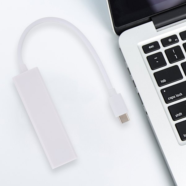 USB 3.1 - RJ45 USB 2.0 -verkkokorttikaapelisovitin 3A 100W PD TypeC - HUB tiedonsiirtoon
