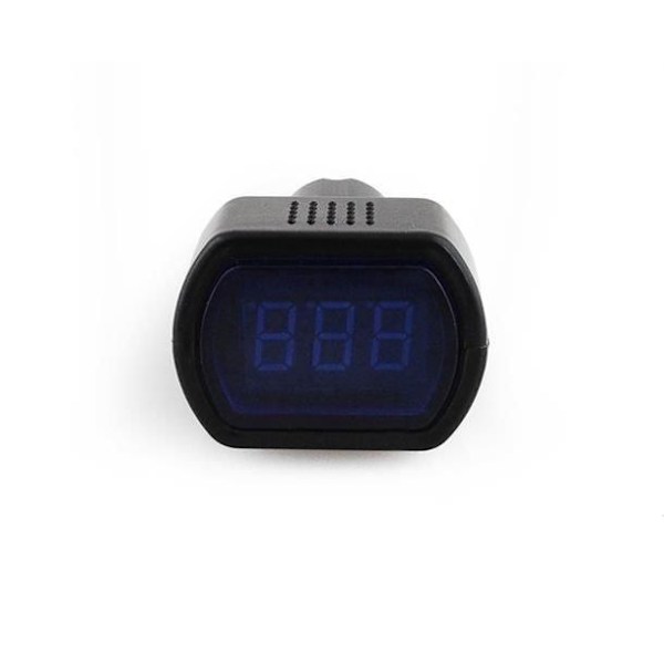 Voltmeter for bil - Sigarettuttak black