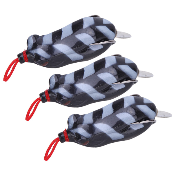 3 stk. Kunstig Simulation Blød Sequin Fiskelokkemad Fiske Tilbehør 5.5cm2#