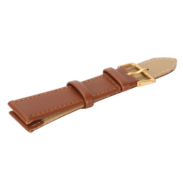 Unisex Universal Klockarmband med Spänne PU Läder Ersättningsarmband Brun18mm / 0.71in