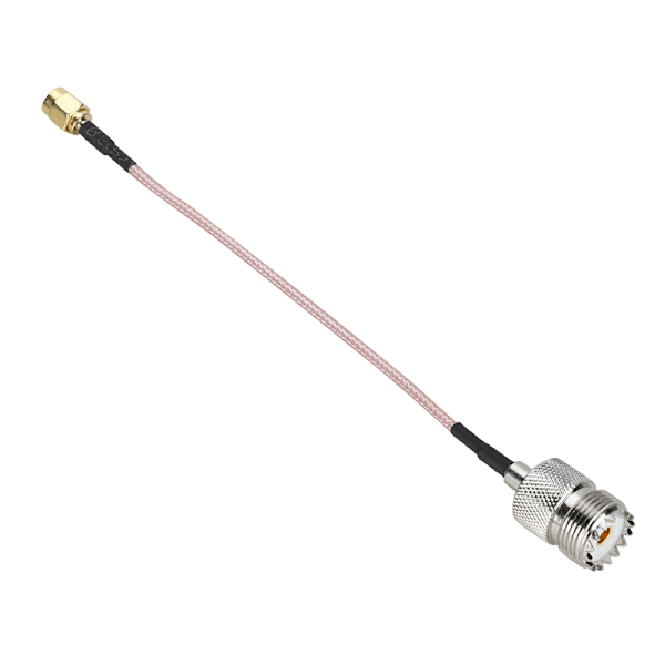 1 stk. SMA Han til UHF Hun Adapter Kabel Konverter til RF Radio Antenne 15cm