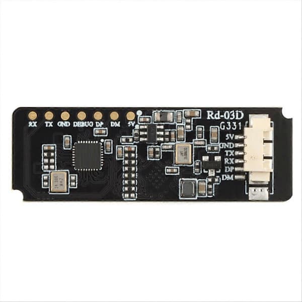 Rd-03D 24G Multi-Target Human Motion Trajectory Localization og Radarmodul ombord PCB