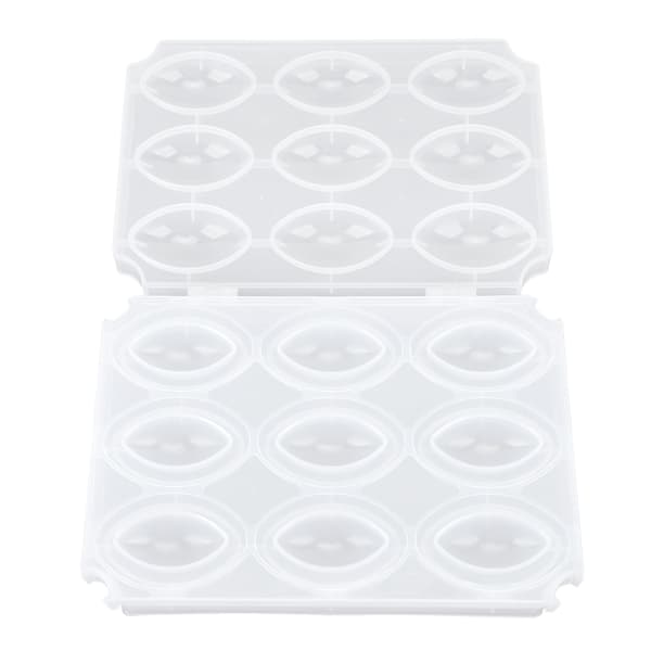 Kødbolleform Processor Manuel Farsbrød Maker Press Værktøj DIY 9 Gitre Hjemmelavet Kød Maker Køkkentilbehør Transparent