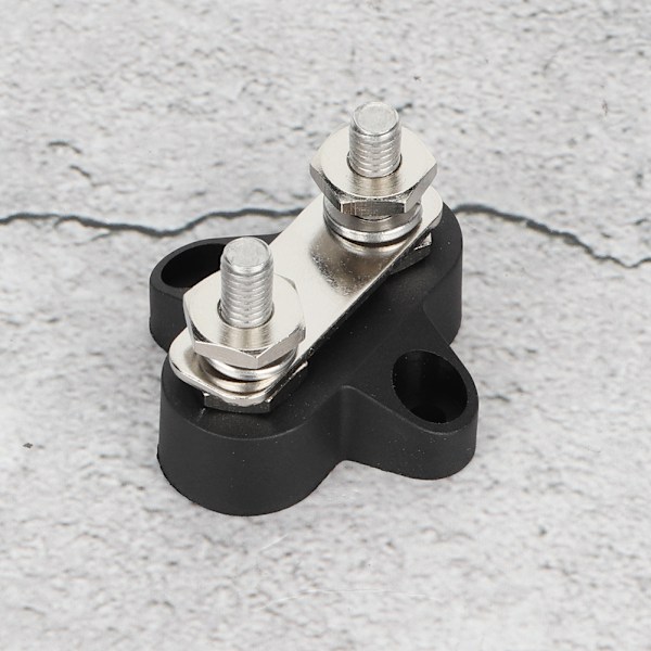 Universal RV Bil Skib Dobbelt Hårdt Slid Terminalforbindelsesstang Stud Tilbehør M6 DC 48V