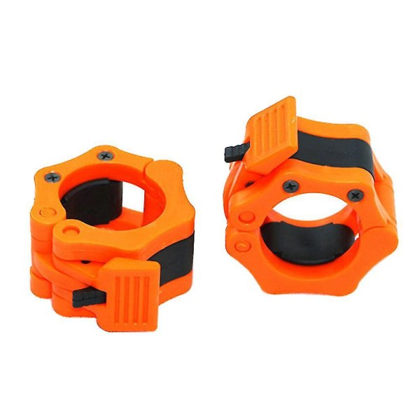 2-delt 50 mm orange vægtstangskravelåsestang til Gym Fitness